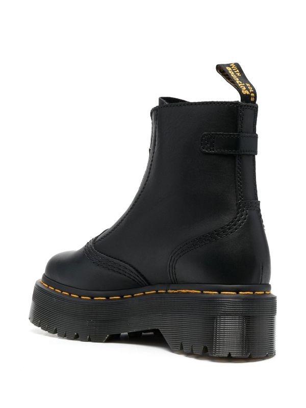 Conscious Dr. Martens Jetta zip-up platform boots